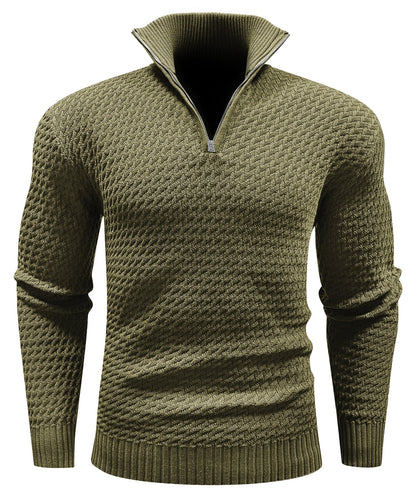 Yale | Regular Fit Quarter-Zip Turtleneck Shirt