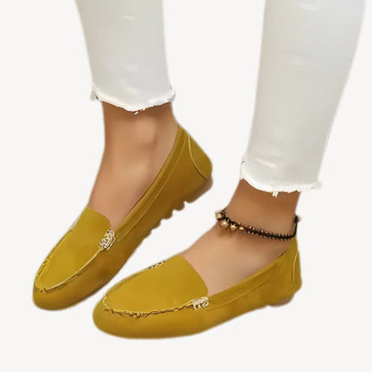 Comfortable Womens Genuine Leather Flat Shoes