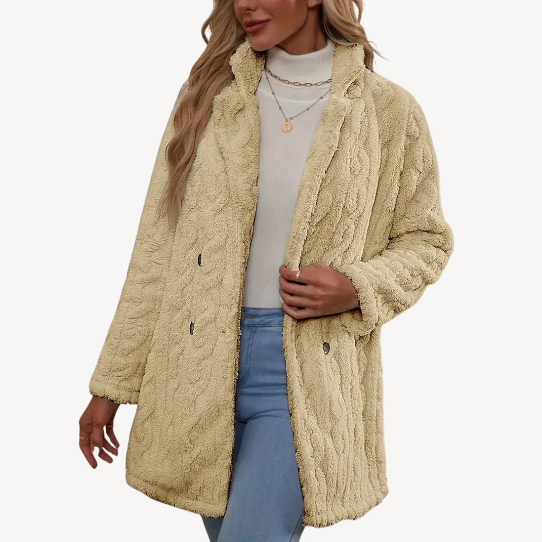 Luxurious Fake Fur Winter Coat