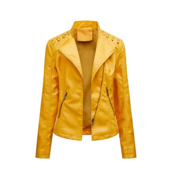 Soft Sheepskin Biker Jacket