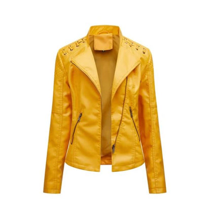 Soft Sheepskin Biker Jacket