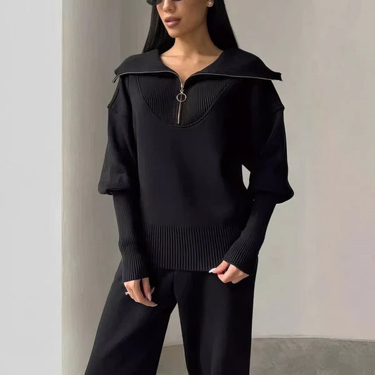 Comfy 2 Piece Casual Outfit Set - OutfitLondon