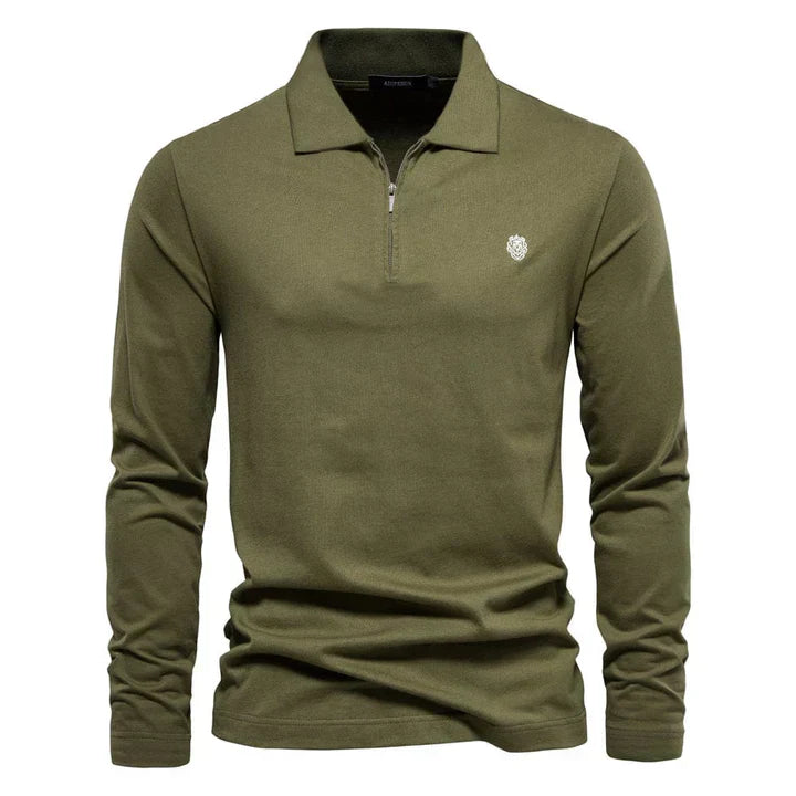 Timeless Simple Collar Polo Shirt - OutfitLondon