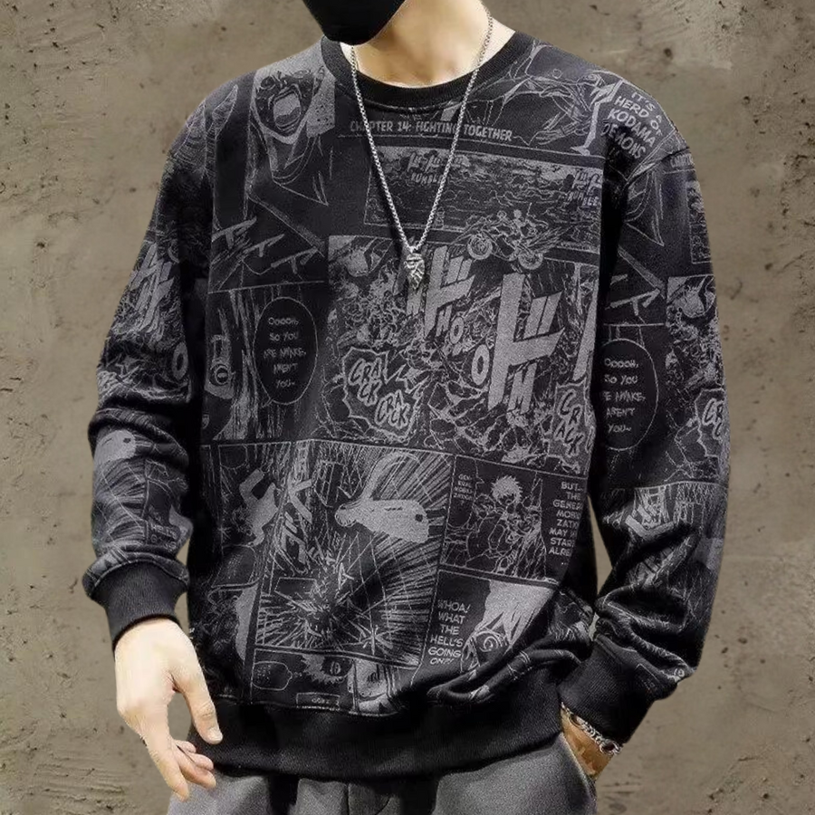 Fashionable Crew Neck Men's Sweater - OutfitLondon