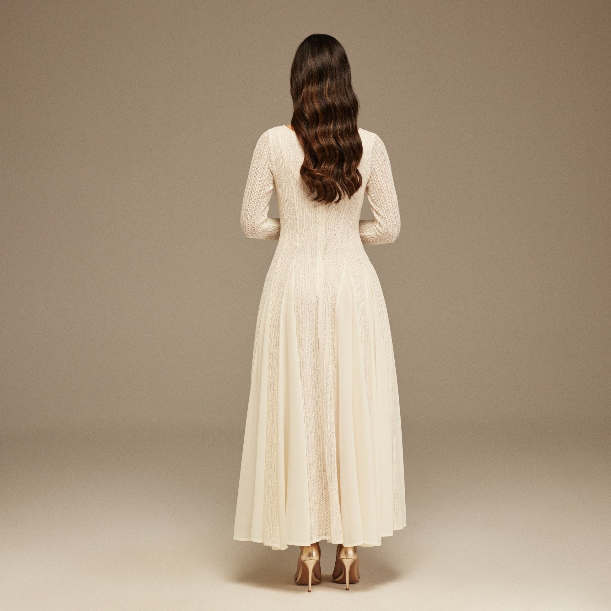 Zoe | A-Line Long Sleeve Wedding Guest Dress