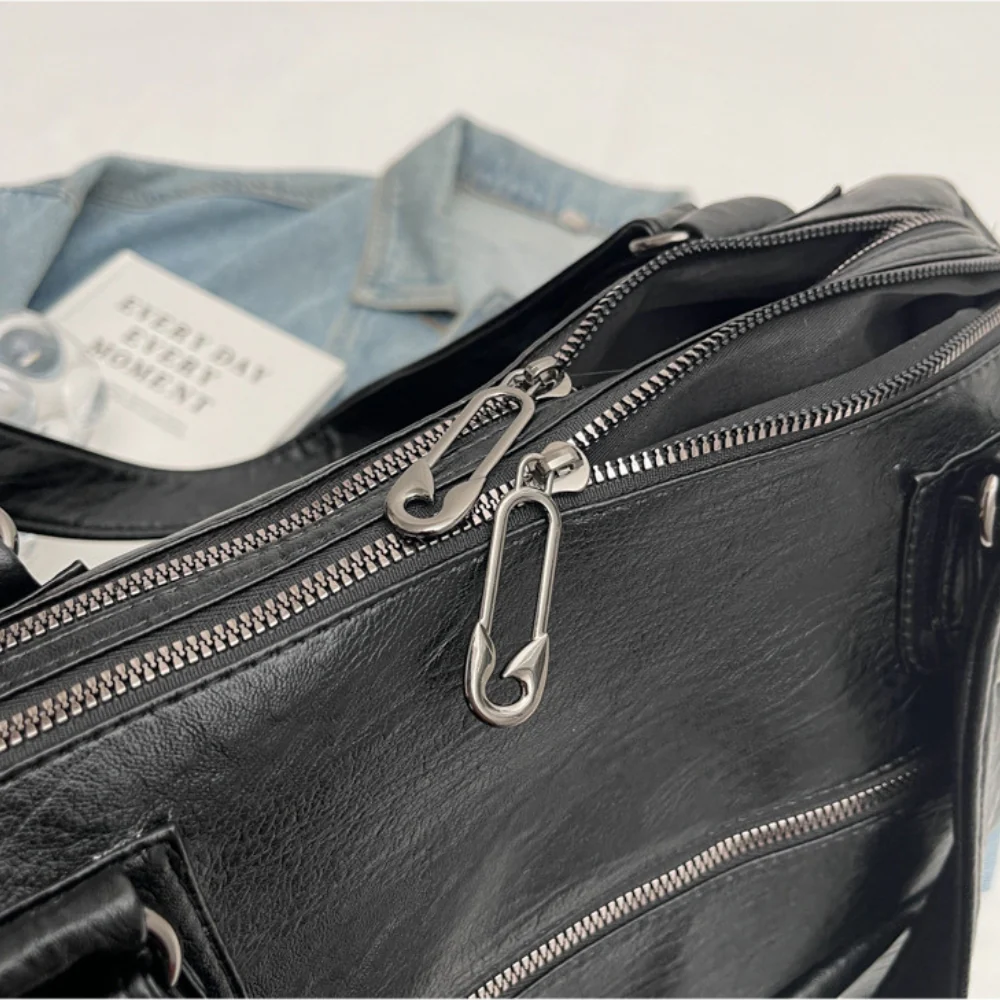 Big Genuine Leather Tote Bag