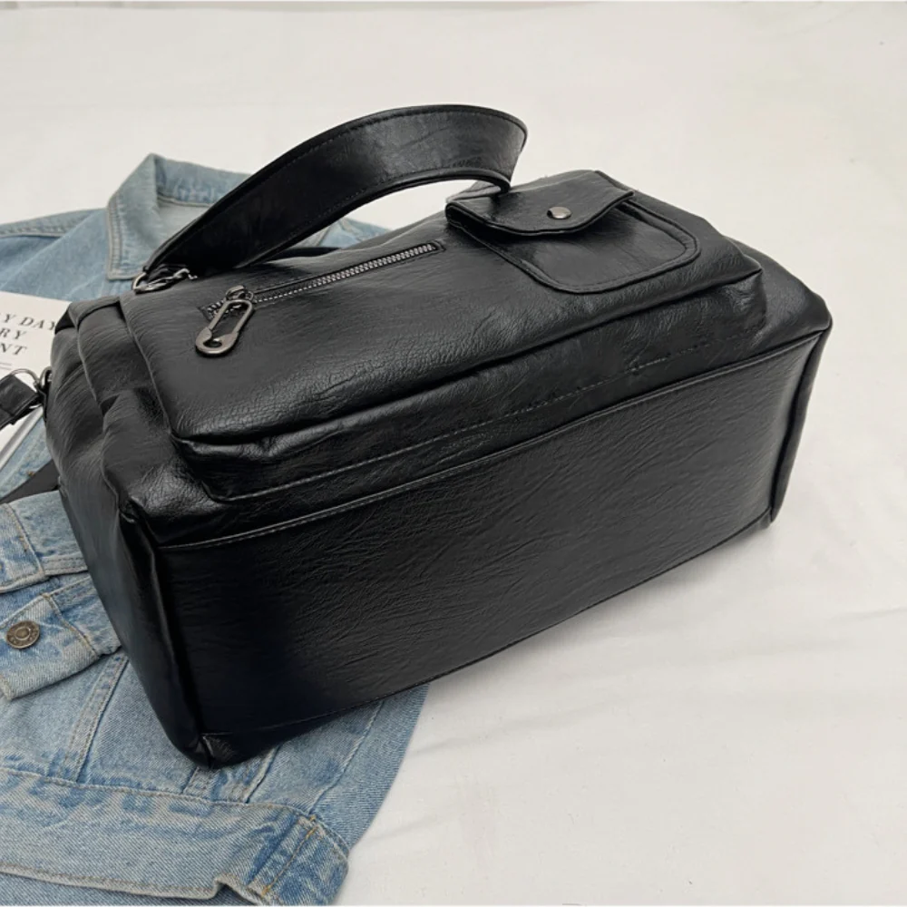 Big Genuine Leather Tote Bag