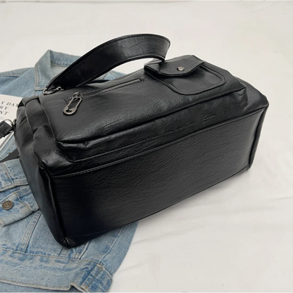 Big Genuine Leather Tote Bag