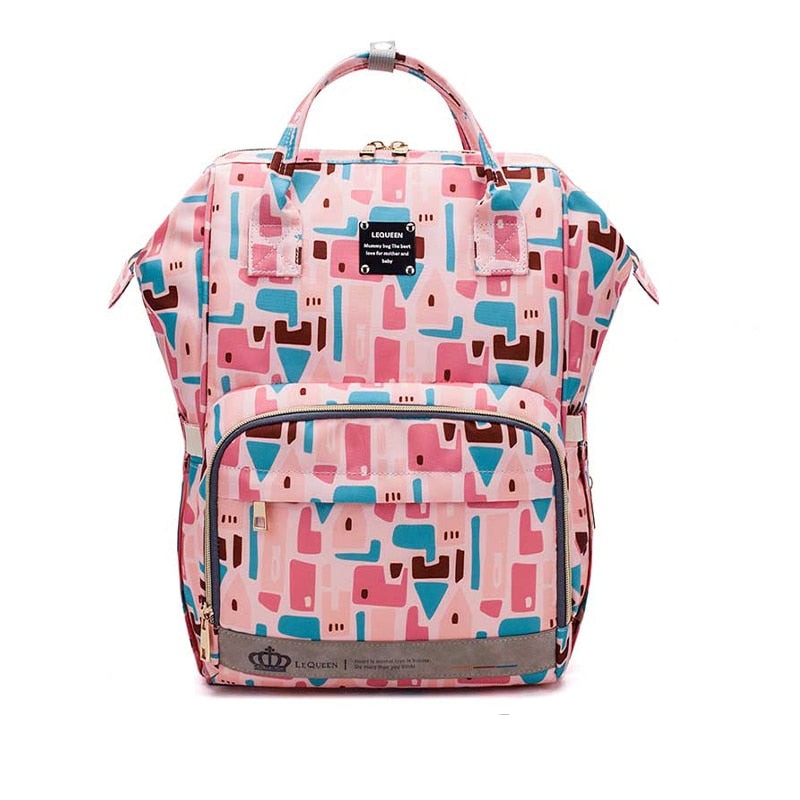 Spacious Baby Diaper Backpack - Waterproof Multi Pocket Bag - OutfitLondon