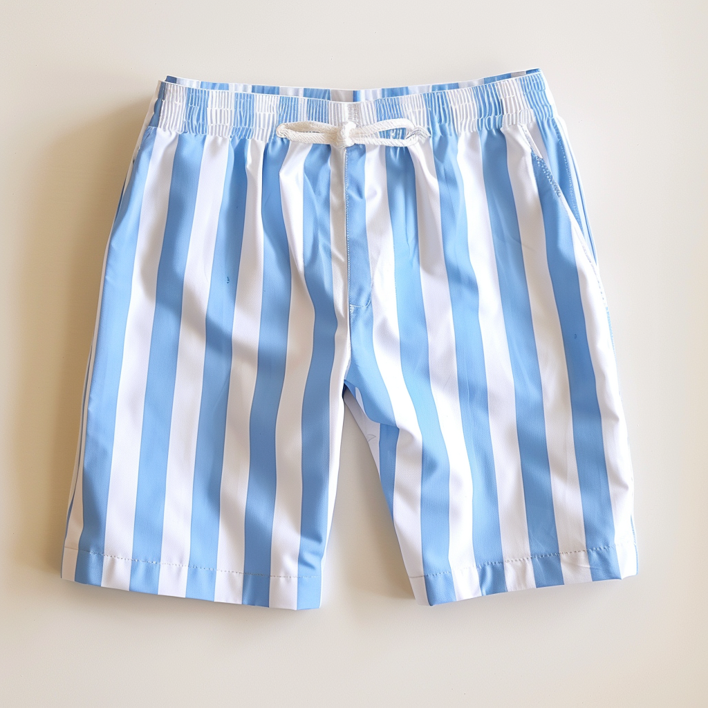 Comfortable Casual Stripe Beach Shorts